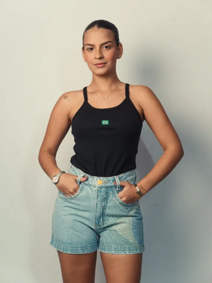 Regata Alça 90s Preta — foto 1